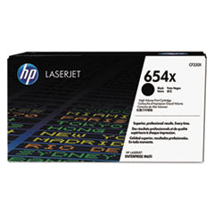 HP 654X, (CF330X) High-Yield Black Original LaserJet Toner Cartridge