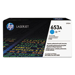 HP 653A, (CF321A) Cyan Original LaserJet Toner Cartridge