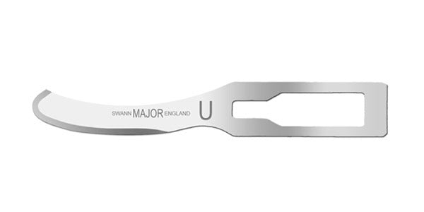 Swann Morton - Major Carbon Blade - Shape U