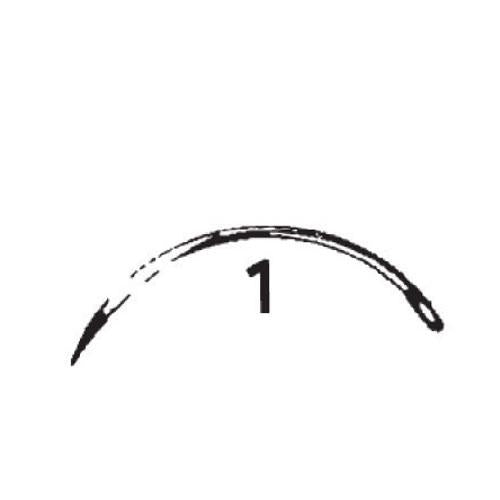 Eye 3/8 Circle Cutting Edge Needles, CS Disposable Suture, Non-Sterile Stainless SteelSize: 1,2