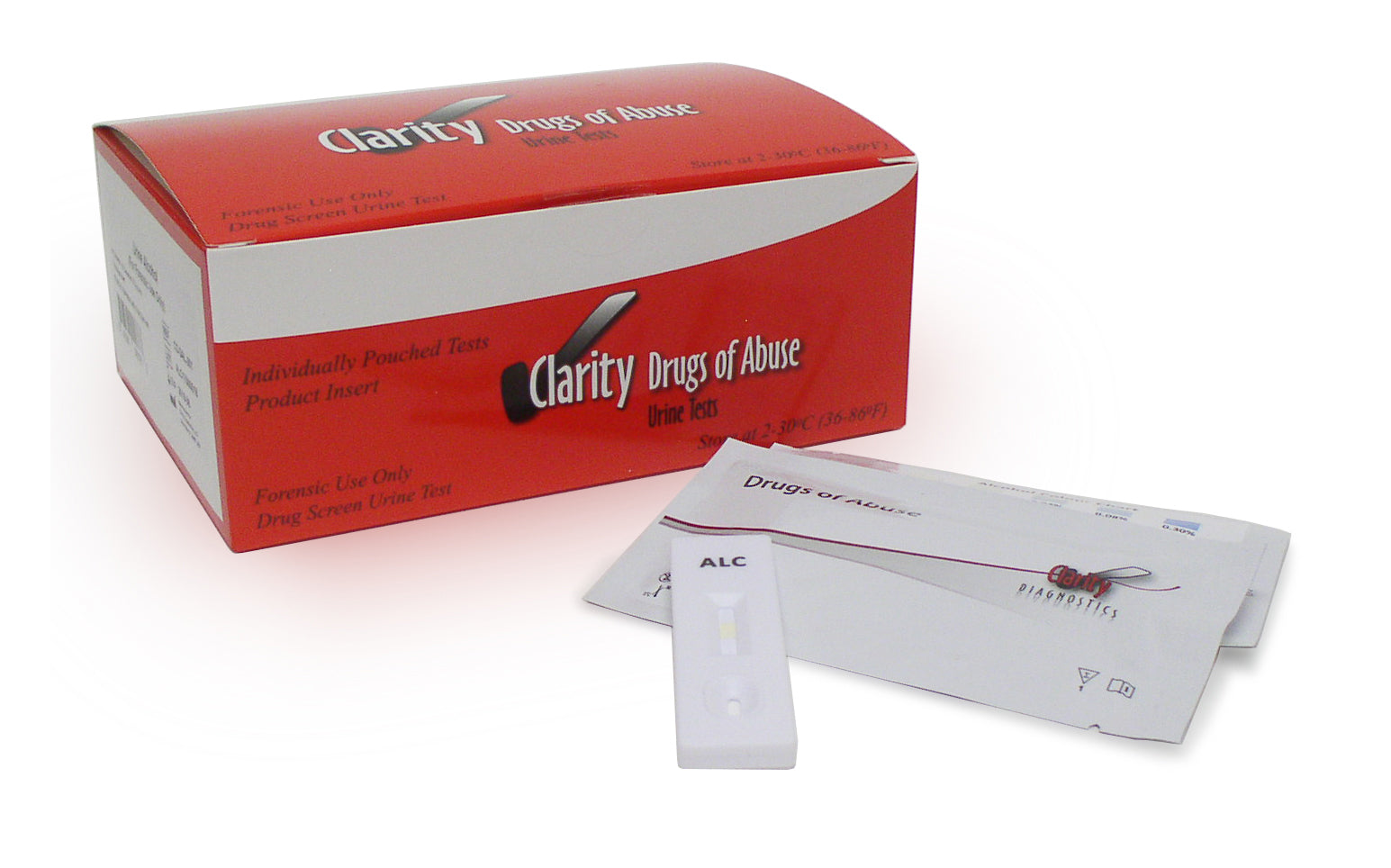 Clarity Saliva Alcohol Rapid Test Cassette 25/BX