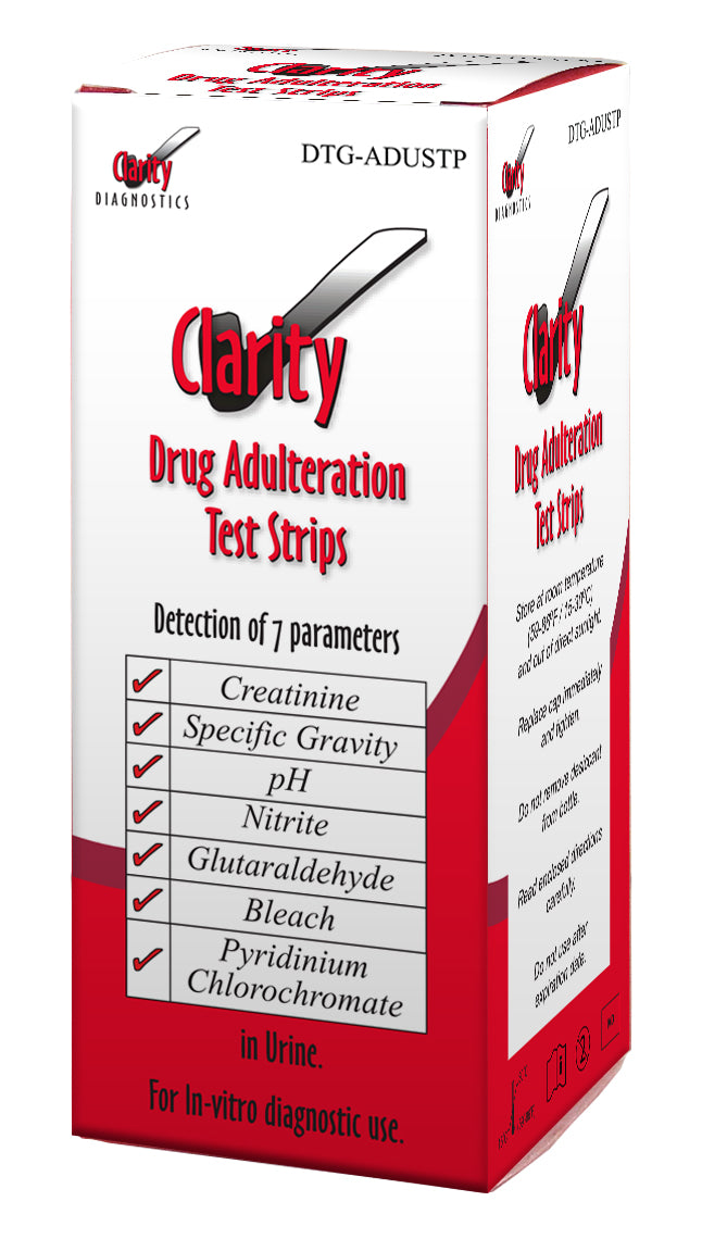 Clarity Urine Adulteration Strip 25/BX