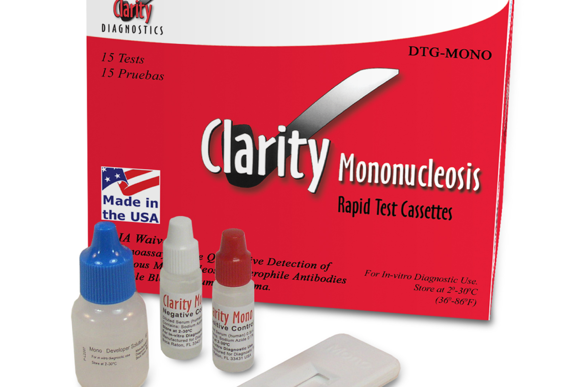 Clarity Mononucleosis “CLIA Waived”- Whole Blood Only