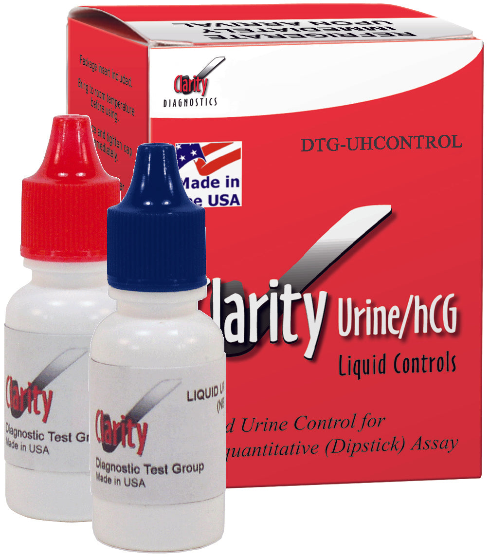 Clarity Urine/HCG Controls 3x15mL +/- (FOR USE WITH SIEMENS/ROCHE UA STRIPS and HCG TESTS ONLY)