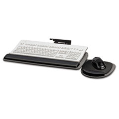 Adjustable Standard Keyboard Platform, 20.25w x 11.13d, Graphite/Black