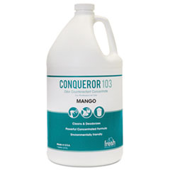 Conqueror 103 Odor Counteractant Concentrate, Mango, 1 gal Bottle, 4/Carton