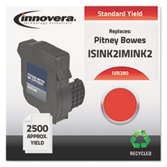 Remanufactured Red Postage Meter Ink, Replacement for IM-280 (ISINK2IMINK2), 2,500 Page-Yield