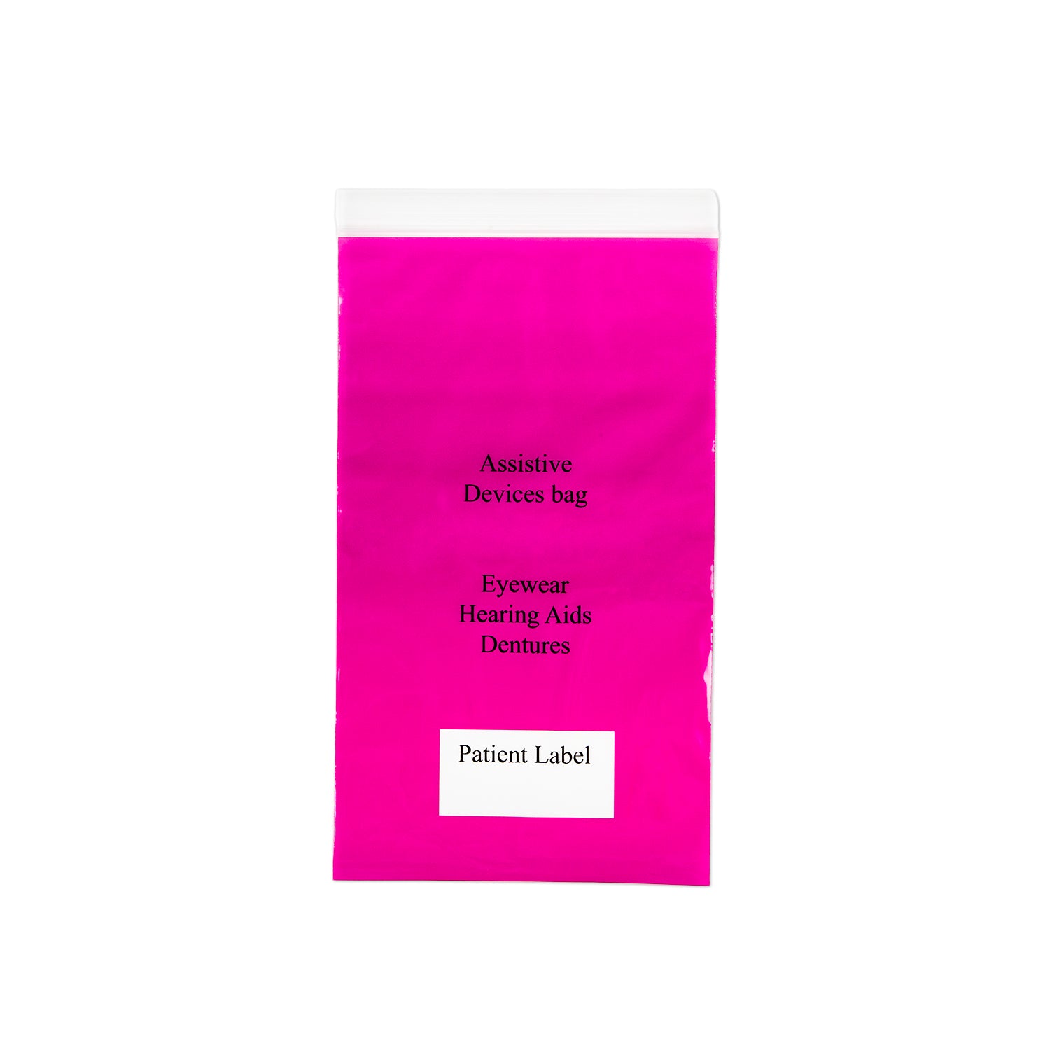 Bag: Personal 7.5x13 2ml Fuscia 1000/Cs
