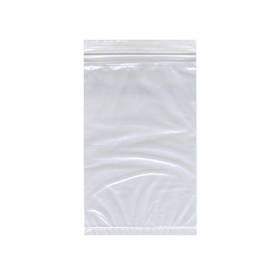 Zip Bag, 2W x 3H, 2 MIL, Clear