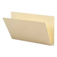 Extended End Tab Manila Folders, Straight Tabs, Legal Size, 0.75" Expansion, Manila, 100/Box