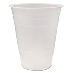 Translucent Drink Cups, 16 oz, Clear, 80/Pack, 12 Packs/Carton