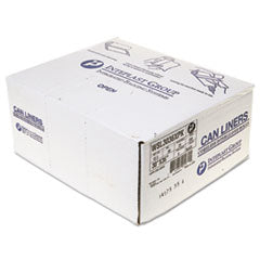 Low-Density Commercial Can Liners, 30 gal, 0.9 mil, 30" x 36", Black, 25 Bags/Roll, 8 Rolls/Carton