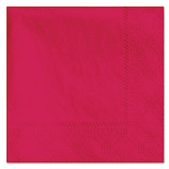 Beverage Napkins, 2-Ply, 9 1/2 x 9 1/2, Red, 1000/Carton