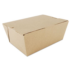 ChampPak Carryout Boxes, #4, 7.75 x 5.5 x 3.5, Kraft, Paper, 160/Carton