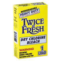 Heavy Duty Coin-Vend Powdered Chlorine Bleach, 1 load, 100/Carton