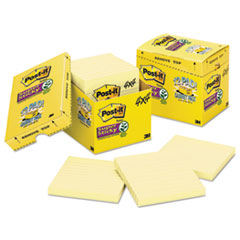 Pads in Canary Yellow, Cabinet Pack, Note Ruled, 4" x 4", 90 Sheets/Pad, 12 Pads/Pack