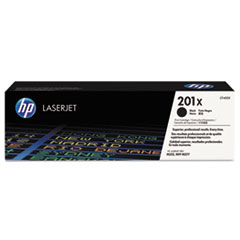 HP 201X, (CF400X) High-Yield Black Original LaserJet Toner Cartridge