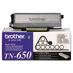 TN650 High-Yield Toner, 8,000 Page-Yield, Black