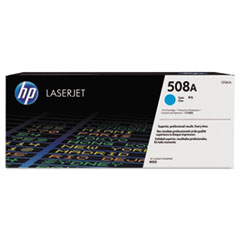 HP 508A, (CF361A) Cyan Original LaserJet Toner Cartridge