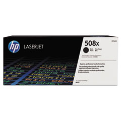 HP 508X, (CF360X) High-Yield Black Original LaserJet Toner Cartridge