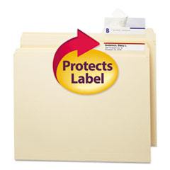 Seal and View File Folder Label Protector, Clear Laminate, 3.5 x 1.69, 100/Pack