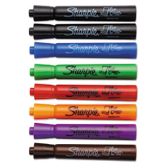 Flip Chart Marker, Broad Bullet Tip, Assorted Colors, 8/Set