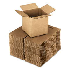 Cubed Fixed-Depth Corrugated Shipping Boxes, Regular Slotted Container (RSC), 24" x 24" x 24", Brown Kraft, 10/Bundle