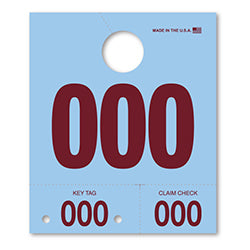 Colored Dispatch Numbers - Blue 1000 / PK