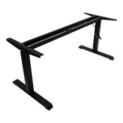 AdaptivErgo Sit-Stand Pneumatic Height-Adjustable Table Base, 59.06" x 28.35" x 26.18" to 39.57", Black