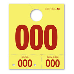 Colored Dispatch Numbers - Yellow 1000 / PK