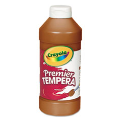 Premier Tempera Paint, Brown, 16 oz Bottle