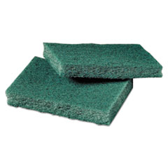 General Purpose Scrub Pad, 3 x 4.5, Green, 40 Pads/Box, 2 Boxes/Carton