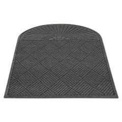 EcoGuard Diamond Floor Mat, Single Fan, 36 x 72, Charcoal