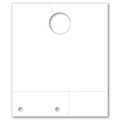 Blank White Dispatch Tag 1000 / PK