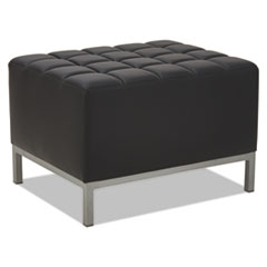 Alera QUB Series Ottoman, 26.38w x 21.5d x 17.5h, Black