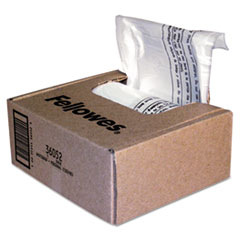 Shredder Waste Bags, 6-7 gal Capacity, 100/Carton