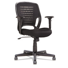 Swivel/Tilt Mesh Task Chair, Supports Up to 250 lb, 17.71" to 21.65" Seat Height, Black