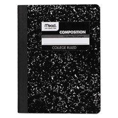 Square Deal Composition Book, Medium/College Rule, Black Cover, (100) 9.75 x 7.5 Sheets