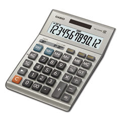 DM1200BM Desktop Calculator, 12-Digit LCD, Silver