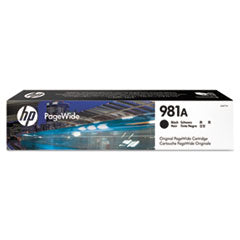 HP 981A, (J3M71A) Black Original PageWide Cartridge