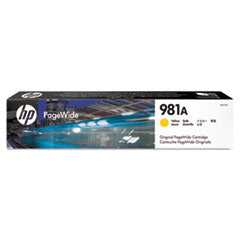 HP 981A, (J3M70A) Yellow Original PageWide Cartridge