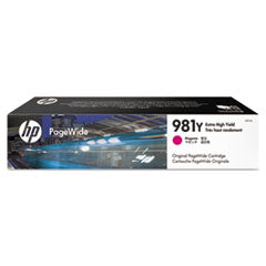 HP 981Y, (L0R14A) Extra High-Yield Magenta Original PageWide Cartridge