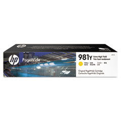 HP 981Y, (L0R15A) Extra High-Yield Yellow Original PageWide Cartridge