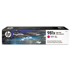 HP 981X, (L0R10A) High-Yield Magenta Original PageWide Cartridge