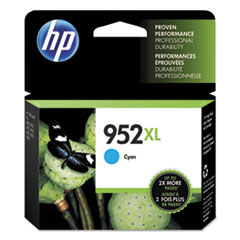 HP 952XL, (L0S61AN) High-Yield Cyan Original Ink Cartridge