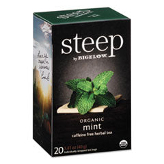 steep Tea, Mint, 1.41 oz Tea Bag, 20/Box