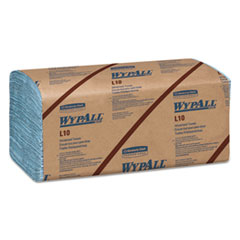 L10 Windshield Towels, 1-Ply, 9.1 x 10.25, Light Blue, 224/Pack, 10 Packs/Carton