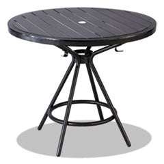 CoGo Tables, Steel, Round, 36" Diameter x 29.5h, Black, Ships in 1-3 Business Days