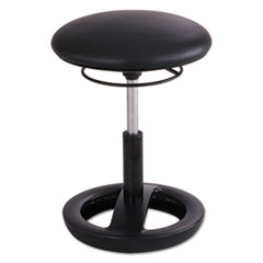 Twixt Desk Height Ergonomic Stool, Supports Up to 250 lb, 22.5" Seat Height, Black, Ships in 1-3 Business Days