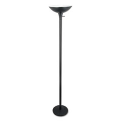 Torchier Floor Lamp, 12.5w x 12.5d x 72h, Matte Black